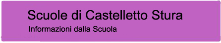 Scuole di Castelletto Stura - informazioni